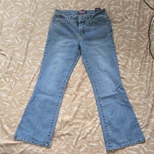 Bubblegum Sky Blue Wide Leg Jeans